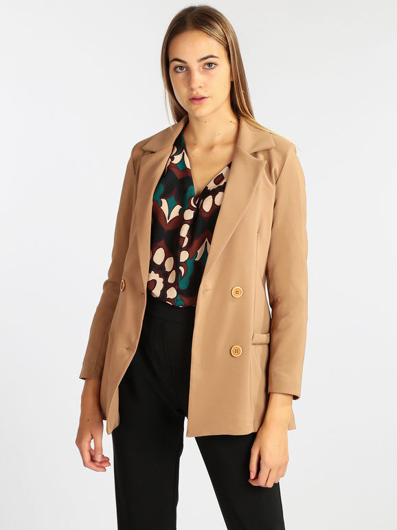 Frenetika Blazer doppiopetto donna Blazer donna Beige taglia S