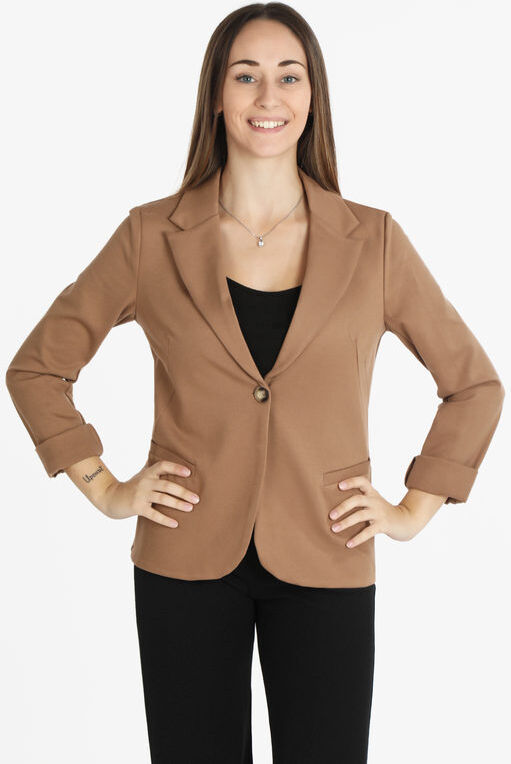 Daystar Blazer elasticizzato da donna Blazer donna Marrone taglia L