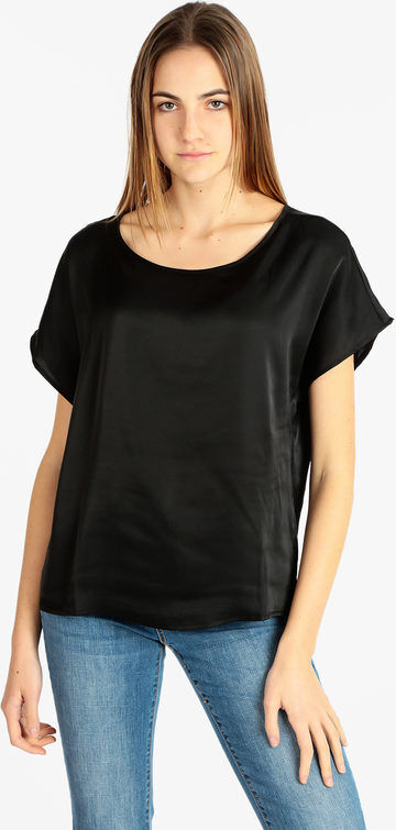 Sweet Blusa donna effetto raso Bluse donna Nero taglia XL