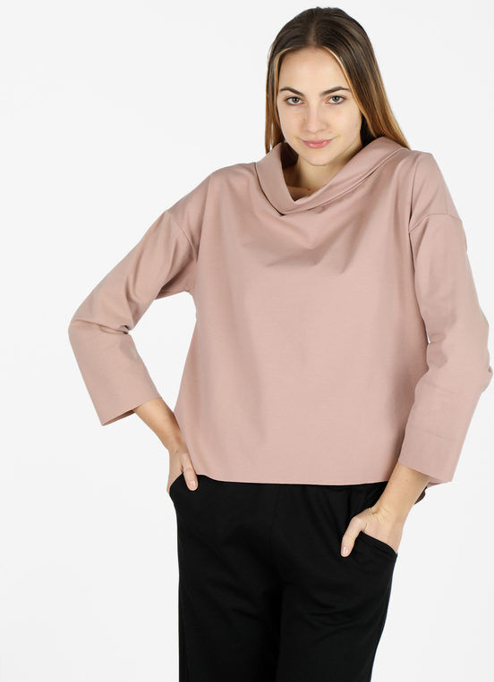 Wendy Trendy Blusa donna oversize in misto cotone Bluse donna Rosa taglia Unica