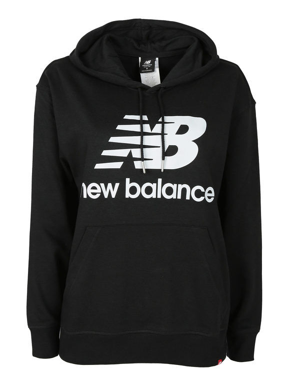 New Balance ESS OVERSIZE PO Felpa donna con cappuccio Felpe donna Nero taglia XS