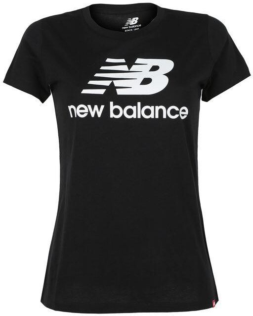 New Balance Essentials stacked logo T-shirt donna con stampa logo T-Shirt Manica Corta donna Nero taglia L