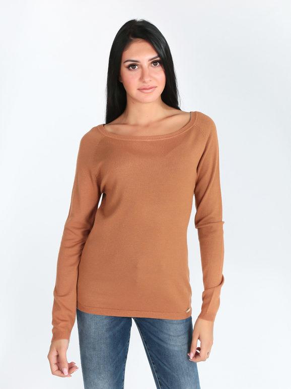 Gian Marco Venturi GianMarcoVenturi maglia donna lurex Pullover donna Marrone taglia XL