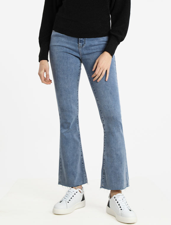 Sexy Sense Jeans donna elasticizzati a zampa Jeans Zampa donna Jeans taglia L