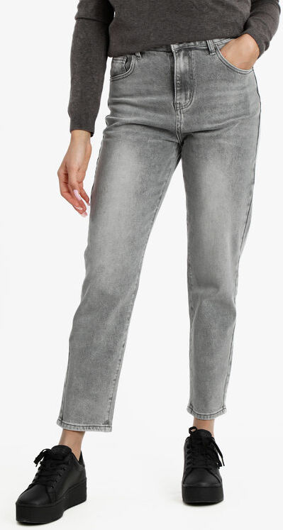 Ad'Oro Jeans donna grigio mom fit Jeans Boyfriend donna Grigio taglia XS