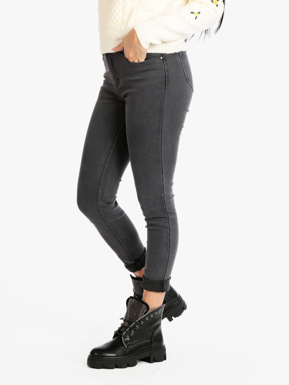 New Collection Jeans slim fit da donna Jeans Slim fit donna Grigio taglia XS