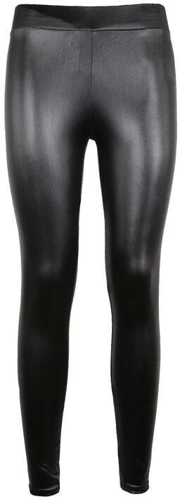 Solada Leggings effetto pelle Leggings donna Nero taglia M/L