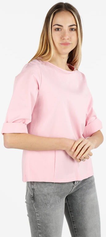 Daystar Maglia donna oversize con tasche T-Shirt Manica Lunga donna Rosa taglia Unica