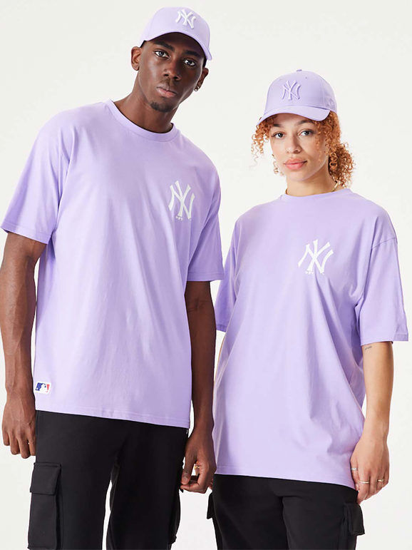New Era New York Yankees T-shirt unisex manica corta T-Shirt Manica Corta unisex Viola taglia M