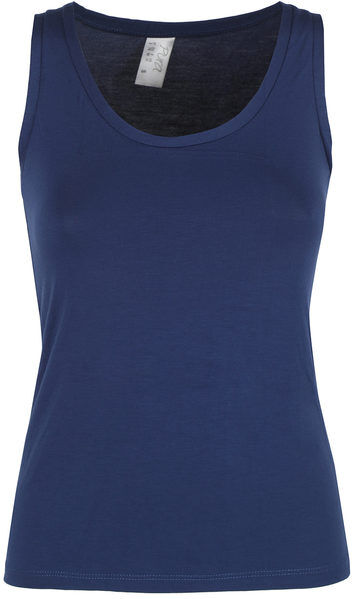 Pura P0718M Top donna in bamboo a spalla larga Tops donna Blu taglia M