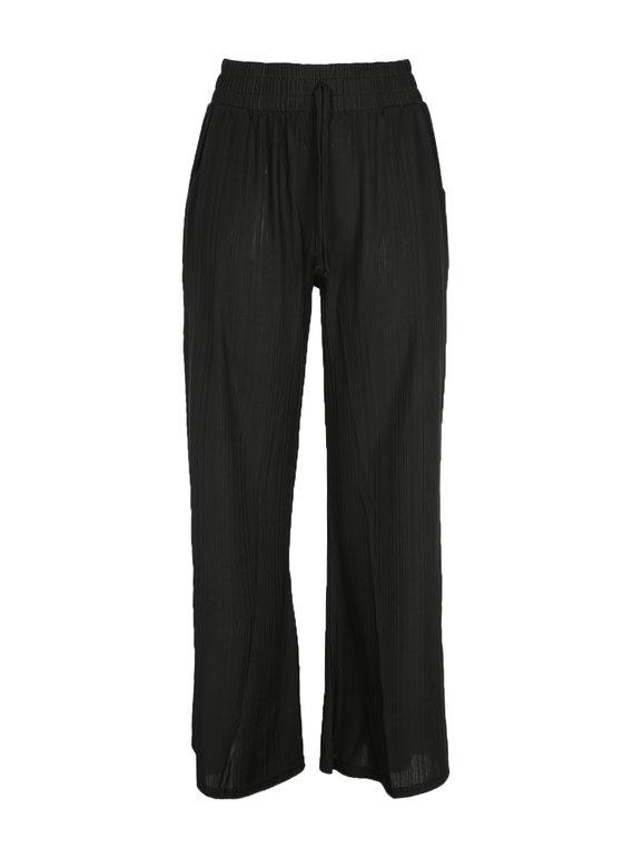 Gladys Pantaloni a gamba larga Pantaloni Casual donna Nero taglia S/M