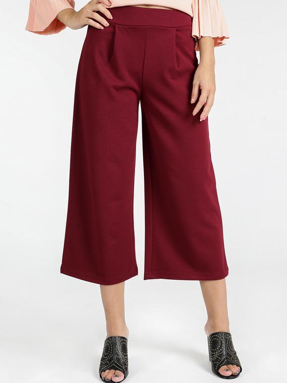 Frenetika Pantaloni culotte elasticizzati Pantaloni Casual donna Rosso taglia S