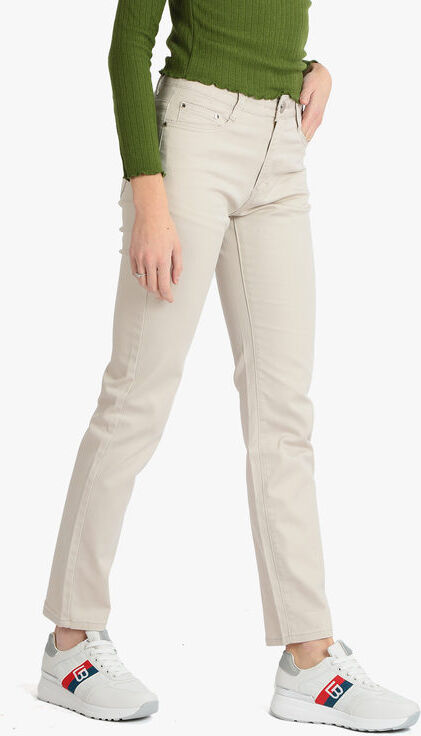 Max & Liu Pantaloni donna modello regular Pantaloni Casual donna Beige taglia 50