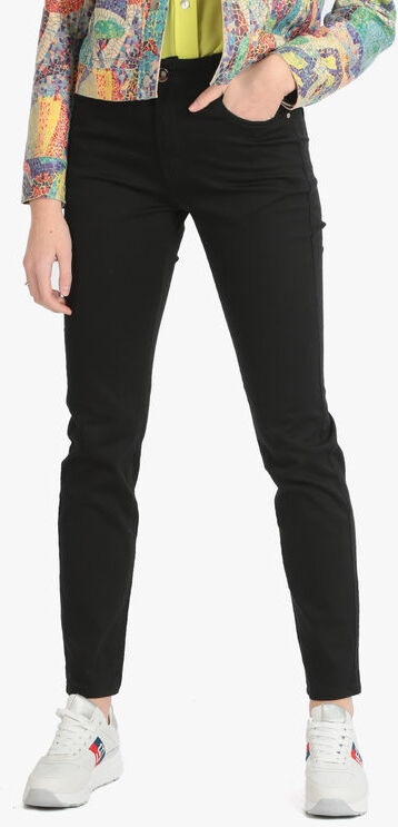 Max & Liu Pantaloni donna modello regular Pantaloni Casual donna Nero taglia 42