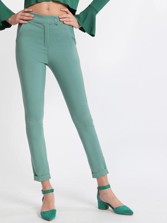 Frenetika Pantaloni eleganti con risvolto Pantaloni Eleganti donna Blu taglia L