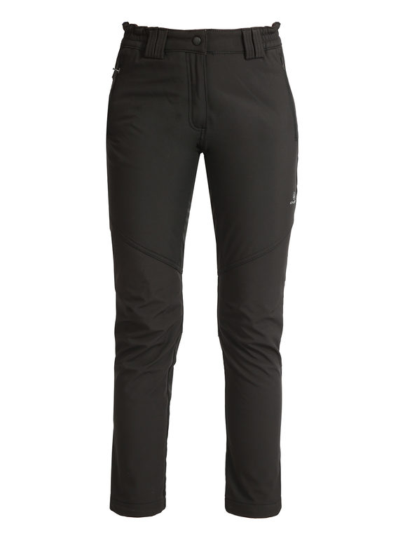 Athl Dpt Pantaloni sportivi da donna in tessuto tecnico Pantaloni Sportivi in Felpa donna Nero taglia 48