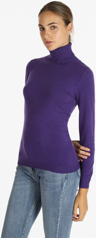 lois & pepe Pullover dolcevita donna Pullover donna Viola taglia M/L