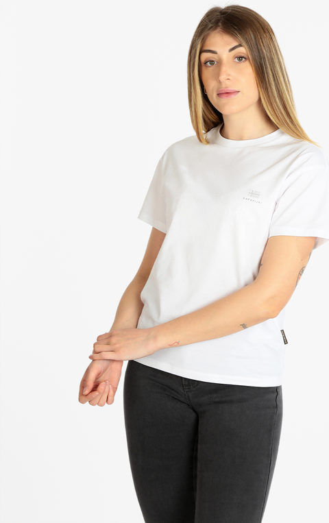 Napapijri S NINA T-shirt donna manica corta con logo T-Shirt Manica Corta donna Bianco taglia M