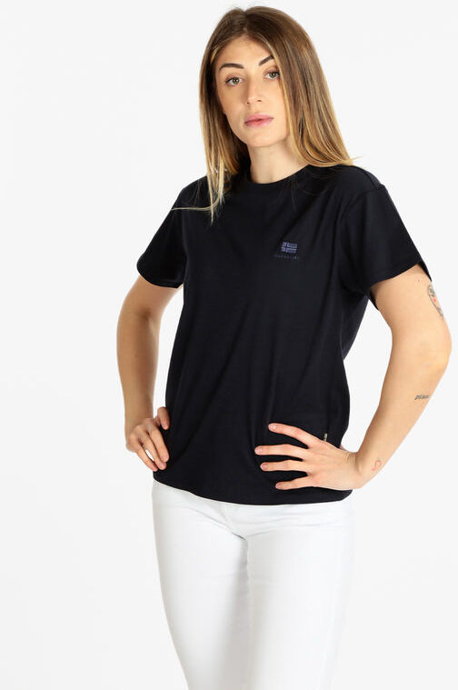 Napapijri S NINA T-shirt donna manica corta con logo T-Shirt Manica Corta donna Blu taglia M