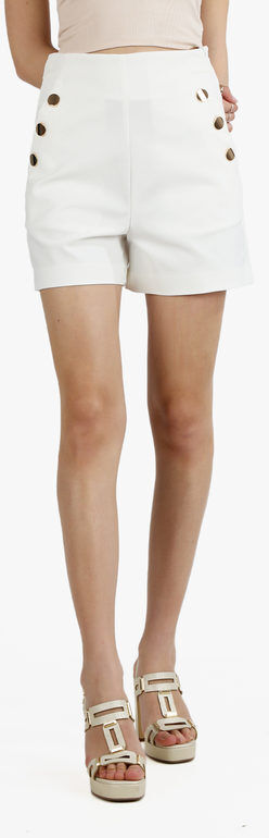 Miti Baci Shorts donna a vita alta Shorts donna Bianco taglia XS