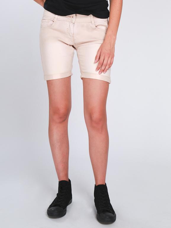 Solada Shorts in cotone Shorts donna Beige taglia 40