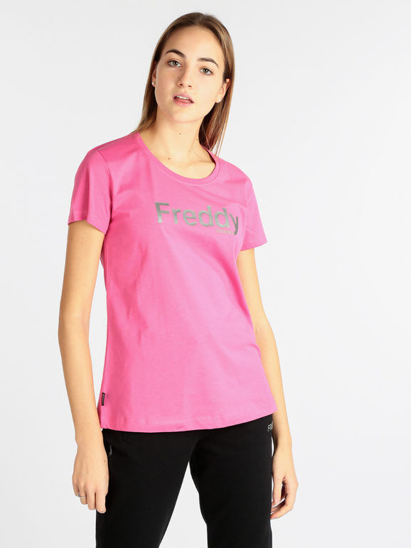 Freddy T-shirt donna manica corta T-Shirt Manica Corta donna Fucsia taglia S