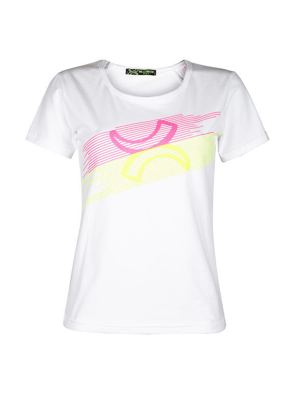 Millennium T-shirt manica corta donna con stampa T-Shirt Manica Corta donna Bianco taglia M