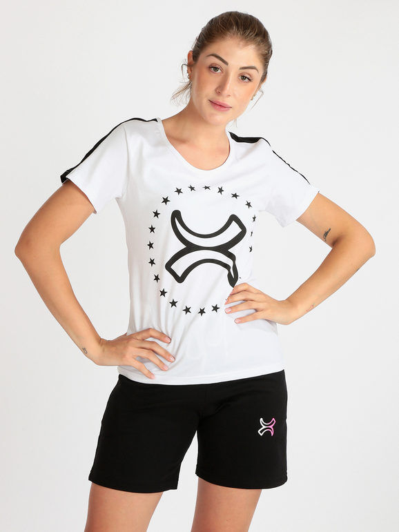 Millennium T-shirt manica corta donna con stampa T-Shirt Manica Corta donna Bianco taglia M