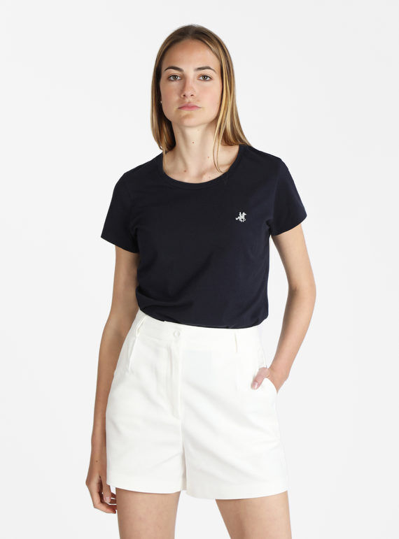 U.S. Grand Polo T-shirt manica corta donna monocolore T-Shirt Manica Corta donna Blu taglia XL