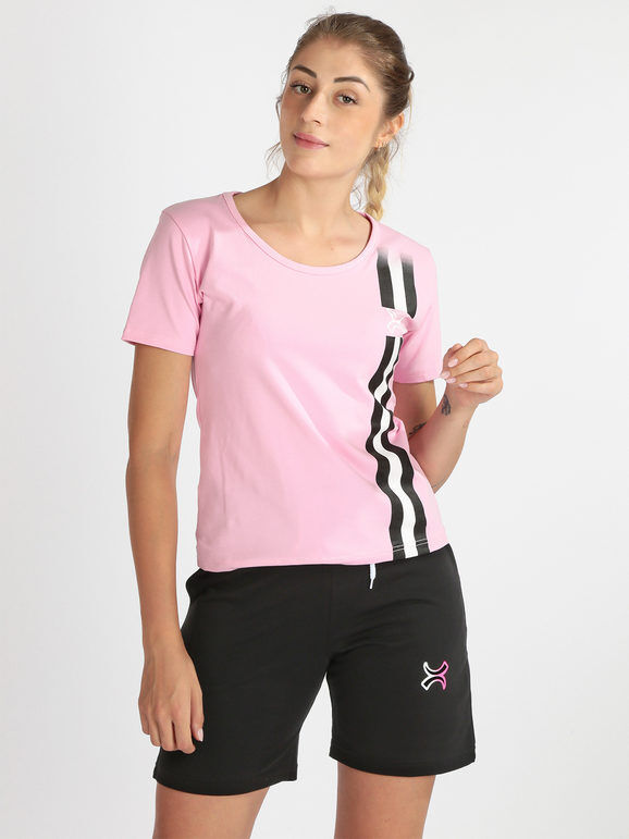 Millennium T-shirt manica corta donna T-Shirt Manica Corta donna Rosa taglia L