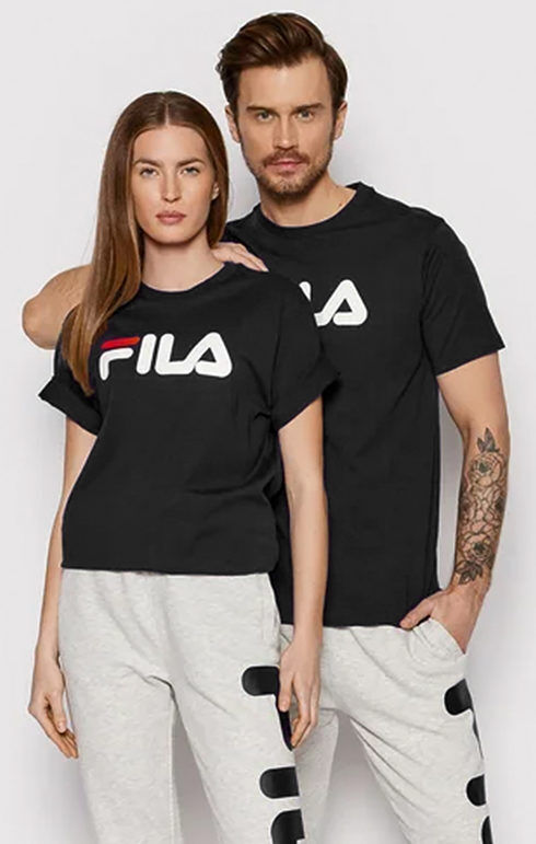 Fila T-shirt unisex a maniche corte con scritta T-Shirt Manica Corta unisex Nero taglia XL