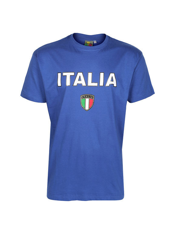 Solada T-shirt unisex Italia manica corta T-Shirt Manica Corta unisex Blu taglia XXL