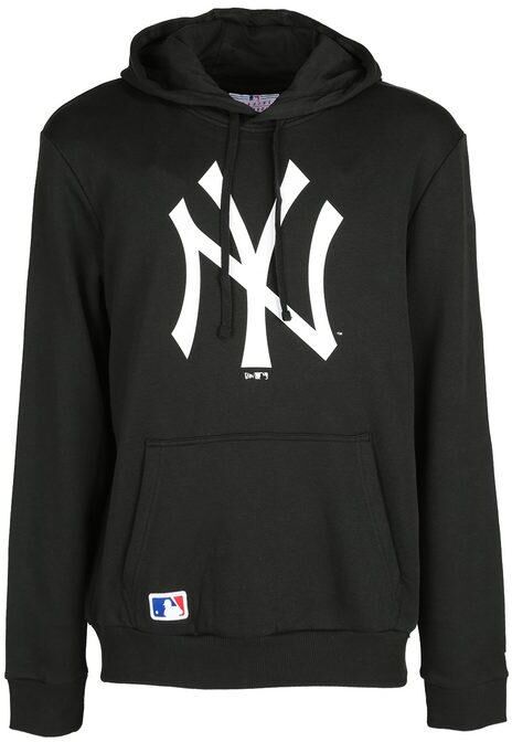 New Era Team Logo New York Yankees Felpa con cappuccio Felpe Pesanti unisex Nero taglia XS