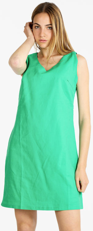 Sweet Tubino donna in misto lino Vestiti donna Verde taglia XXL