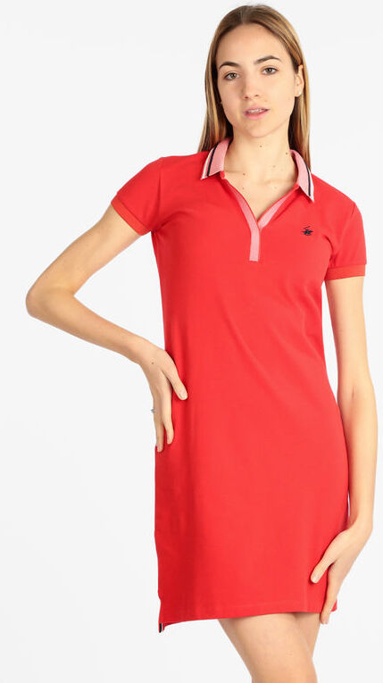 Polo Club Vestito donna manica corta Vestiti donna Rosso taglia XXL