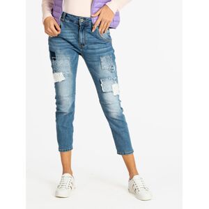 sexy woman Jeans donna con toppe Jeans Slim fit donna Jeans taglia M