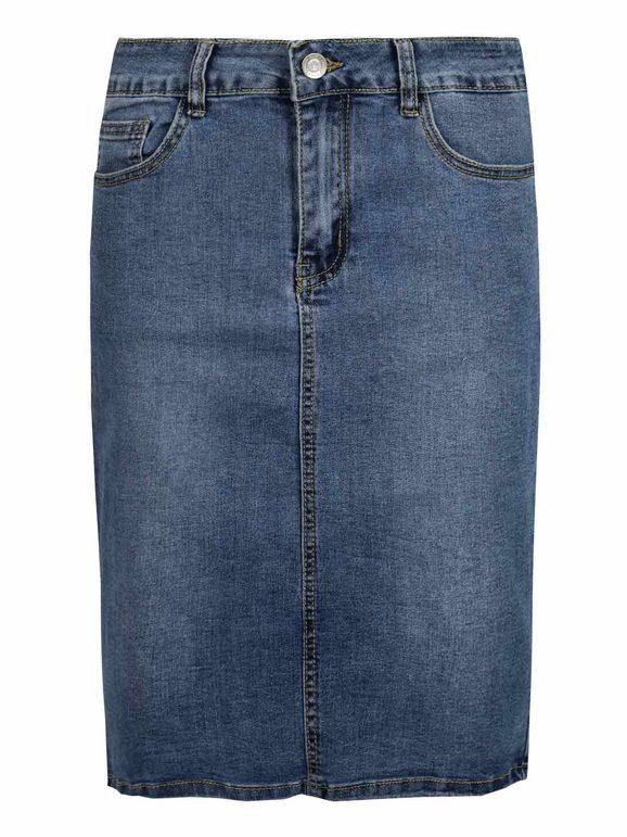 Fionina Jeans Gonna longuette in jeans Gonne Lunghe donna Jeans taglia 52