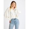 Rlinea Camicia donna oversize con maniche a pipistrello Camicie Classiche donna Bianco taglia Unica