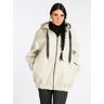 Florence 18 Cappotto da donna con cerniera Cappotto Classico donna Beige taglia Unica