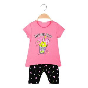 Image Kids Completo corto con pailettes neonata 2 pezzi Completi 0-36 M bambina Rosa taglia 06/09