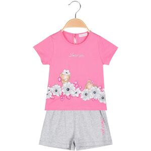 Luisa Chic Completo corto da neonata in cotone 2 pezzi Completi 0-36 M bambina Fucsia taglia 18M