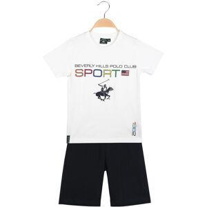 Polo Club Completo sportivo 2 pezzi da bambino in cotone Completi 3-16 Anni bambino Bianco taglia 04