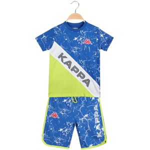 Kappa Completo sportivo corto da bambino t-shirt + bermuda Completi 3-16 Anni bambino Blu taglia 03