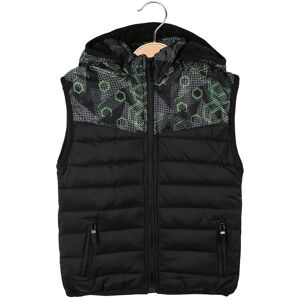 Yi Boy Gilet imbottito da bambino con cappuccio Smanicato bambino Verde taglia 05/06