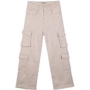 J Y Pantaloni a zampa da ragazza con tasconi Pantaloni Casual bambina Beige taglia 14