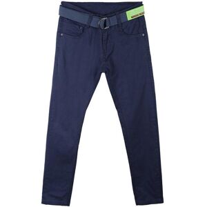 Studio Pantaloni bambino in cotone con cintura Pantaloni Casual bambino Blu taglia 10