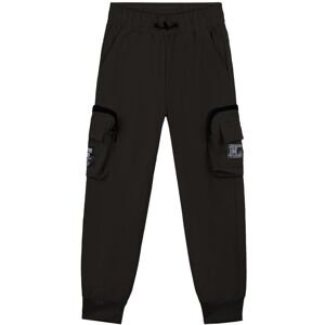 Run Boy Pantaloni da bambino con tasconi e polsini alle caviglie Pantaloni Casual bambino Nero taglia 12