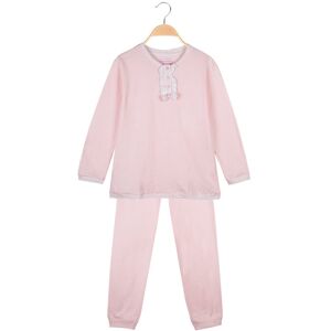 Milk And Honey Pigiama serafino in cotone Pigiami bambina Rosa taglia 03/04