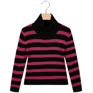 Pink Baby Pullover dolcevita bambina a righe Pullover bambina Nero taglia 04