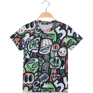 Mr Jek T-shirt con stampa da ragazzo manica corta T-Shirt Manica Corta bambino Arancione taglia 08